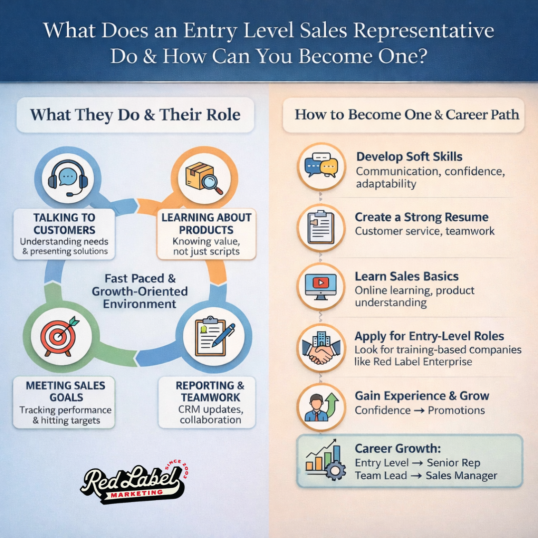 What Does an Entry Level Sales Representative Do & How Can You Become One?